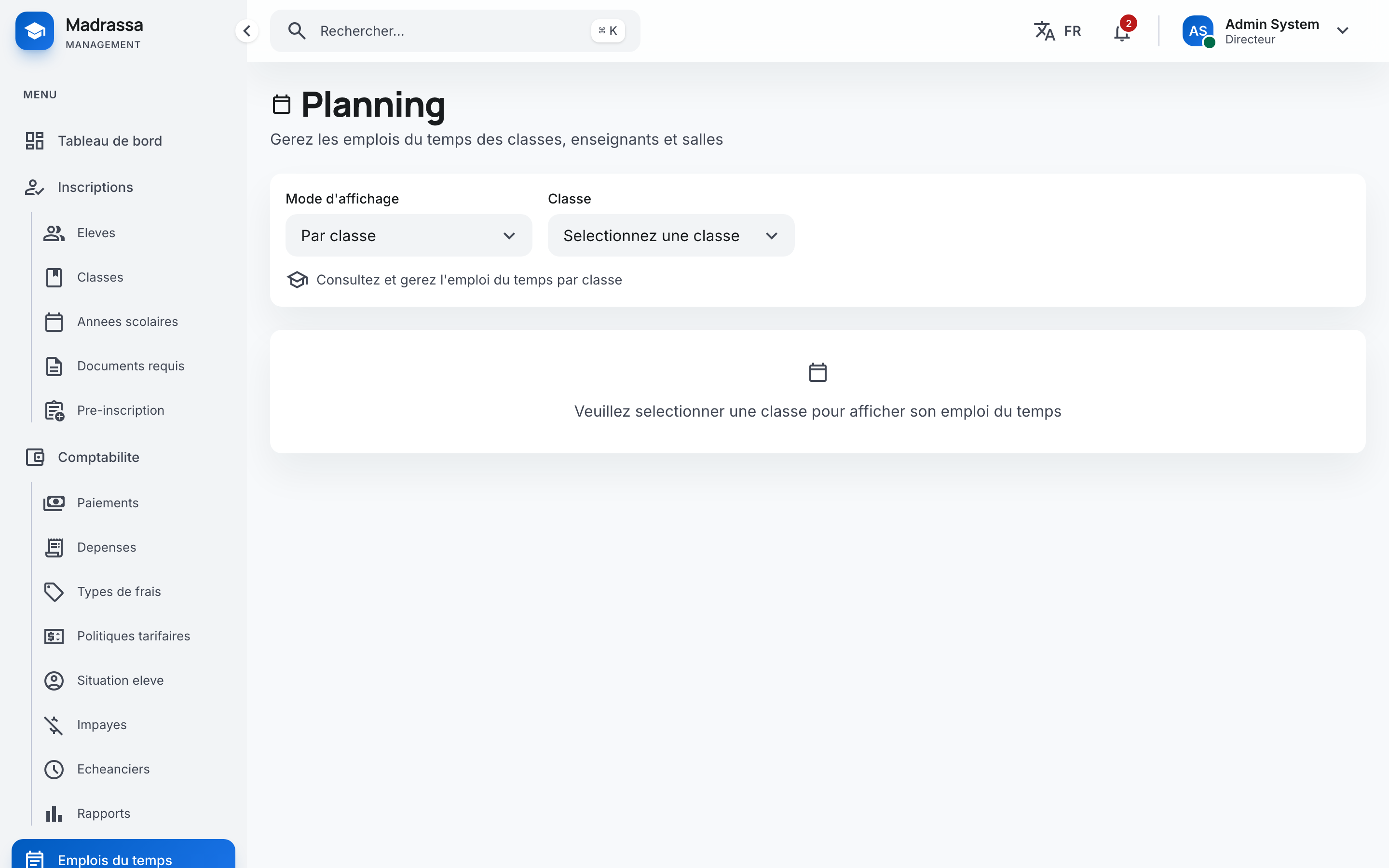 الجداول الزمنية